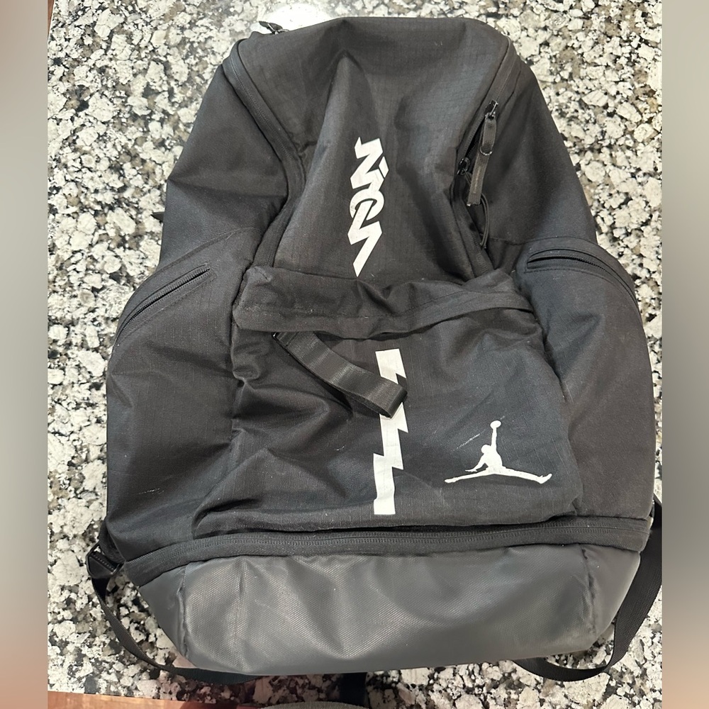 Large Jordan black basketball backpack